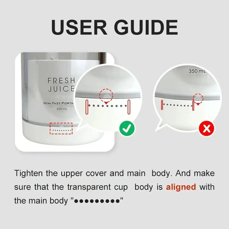 TurboBlend Portable Fruit Mixing Cup