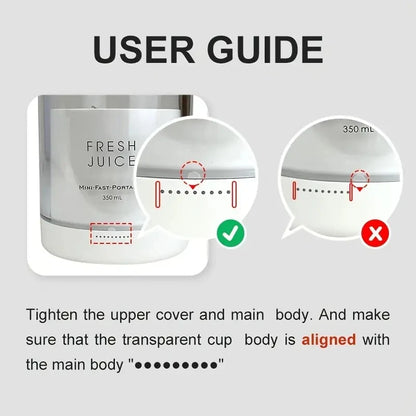 TurboBlend Portable Fruit Mixing Cup