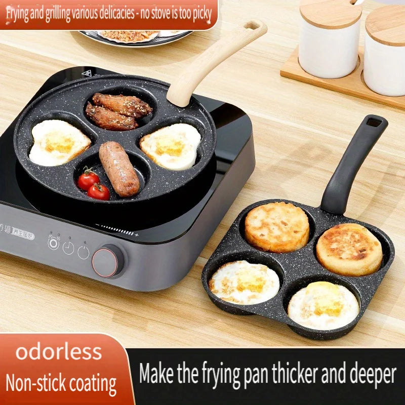 Four-Hole Nonstick Egg Pan