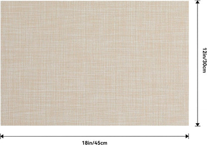 Everyday Woven Table Placemats Set