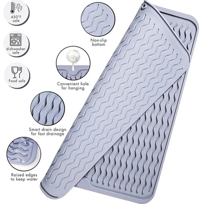 QuickDry Silicone Dish Drying Mat