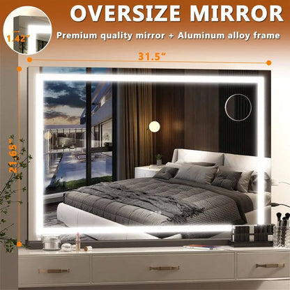 LumaPro Smart LED Grooming Mirror