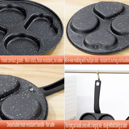 Four-Hole Nonstick Egg Pan
