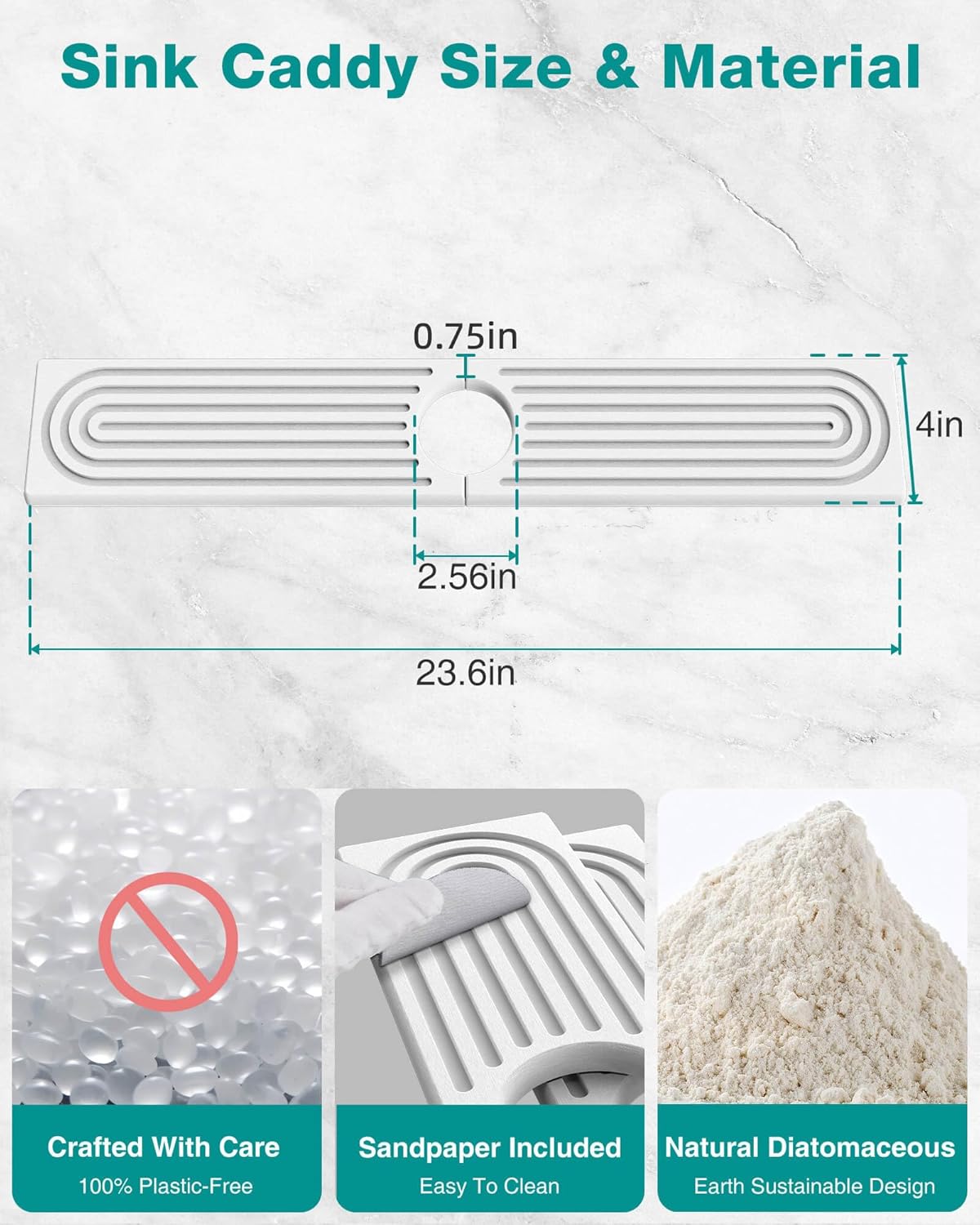 QuickDry Sink Stone Tray