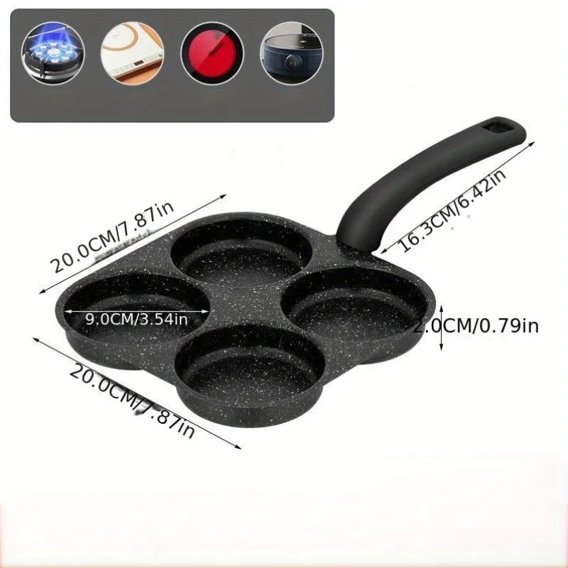 Four-Hole Nonstick Egg Pan
