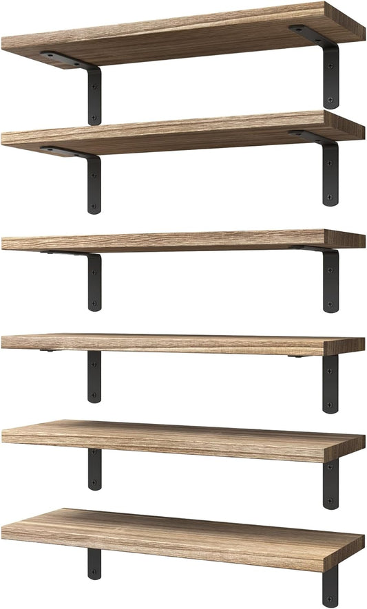 Rustic Wall Farmhouse Shelf Set